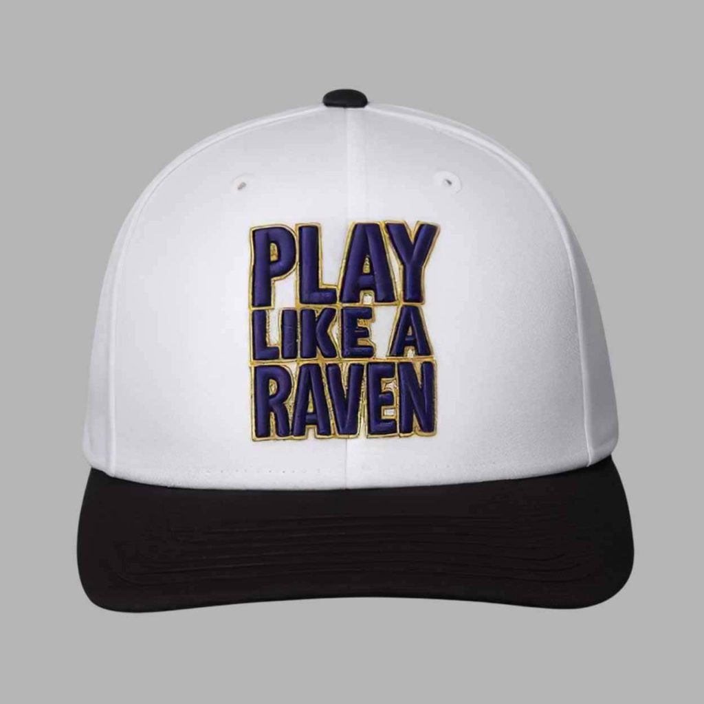 John Harbaugh Play Like A Raven Hat 1