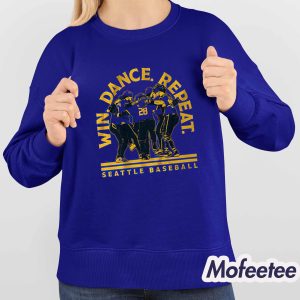 Seattle Baseball Win Dance Repeat 2025 Shirt 3 Seattle Baseball Win Dance Repeat 2025 Shirt 4