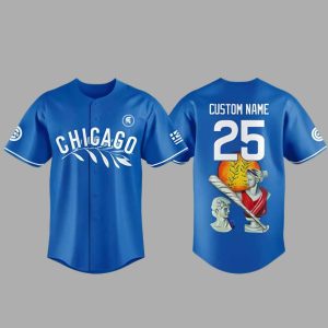 Chicago Cubs Greek Heritage 2025 Jersey 1