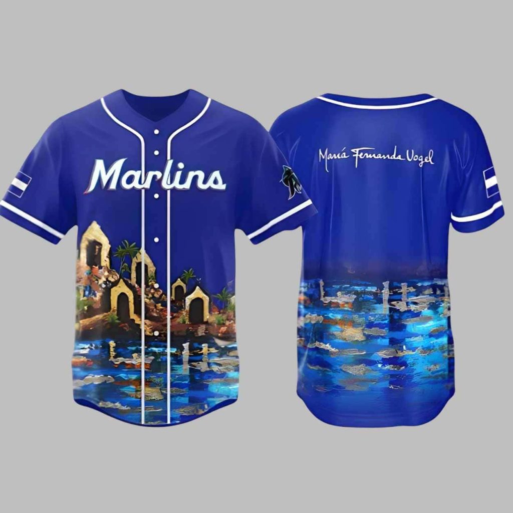 Marlins Nicaraguan Heritage Celebration Jersey 2025 Giveaway 1