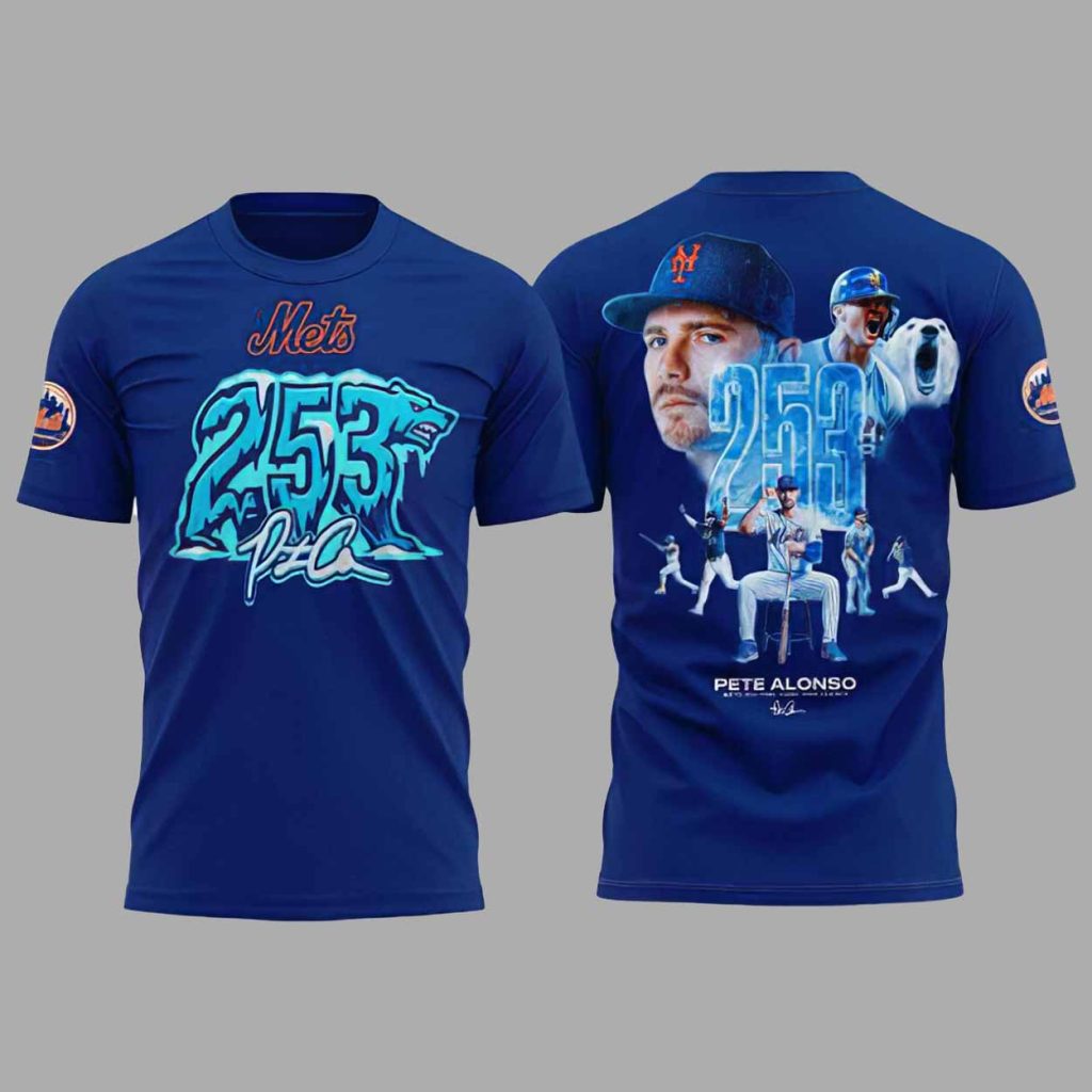 Mets Pete Alonso Hits Home Run 253 2025 Shirt