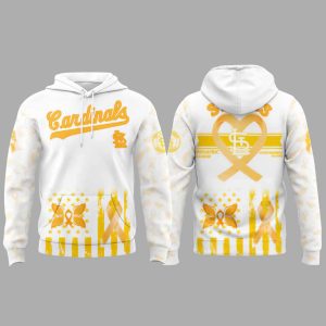 2025 Cardinals x Pediatric Cancer Awareness Month Hoodie 1