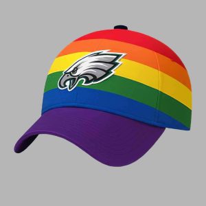 Eagles Coach Nick Sirianni Rainbow Hat 3