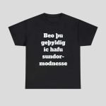Old English Beo Thu Gepyldig Ic Hafu Sundormodnesse Shirt