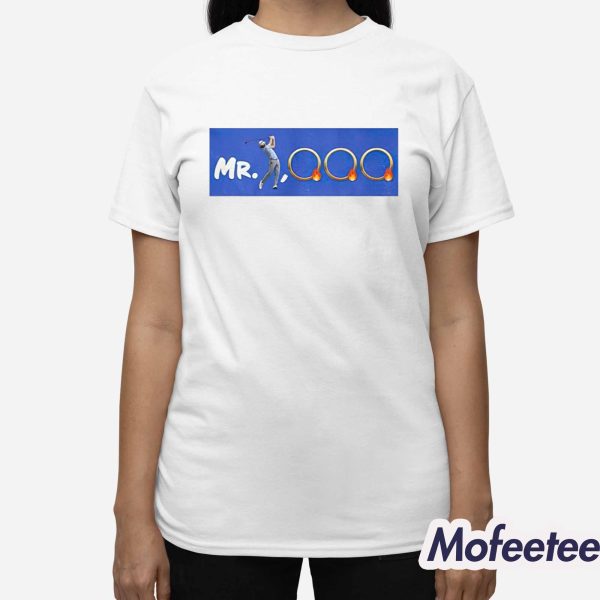 PJ Clark Wears PGA Tour’s Mr 1 000 Cameron Young Shirt