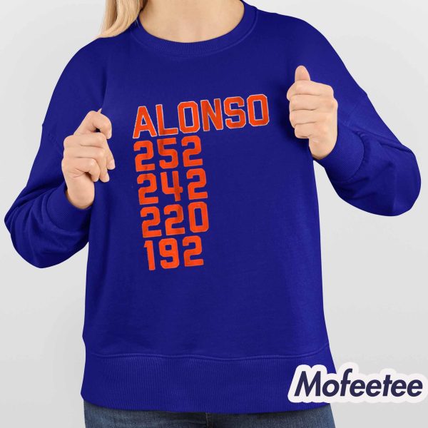 Pete Alonso New York Home Run List Shirt