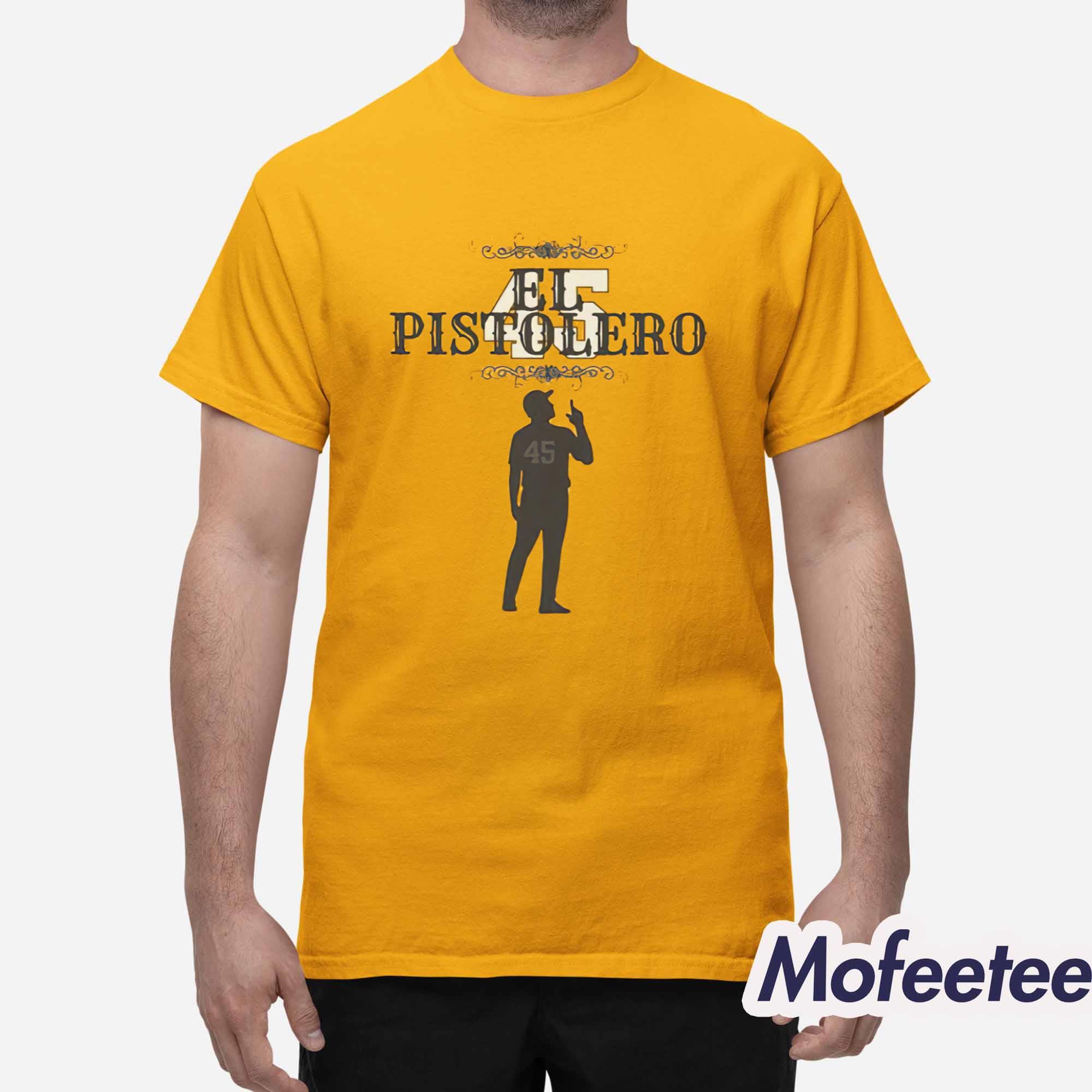 Pirates Quinn Priester El Pistolero 45 Shirt Pirates Quinn Priester El Pistolero 45 Shirt