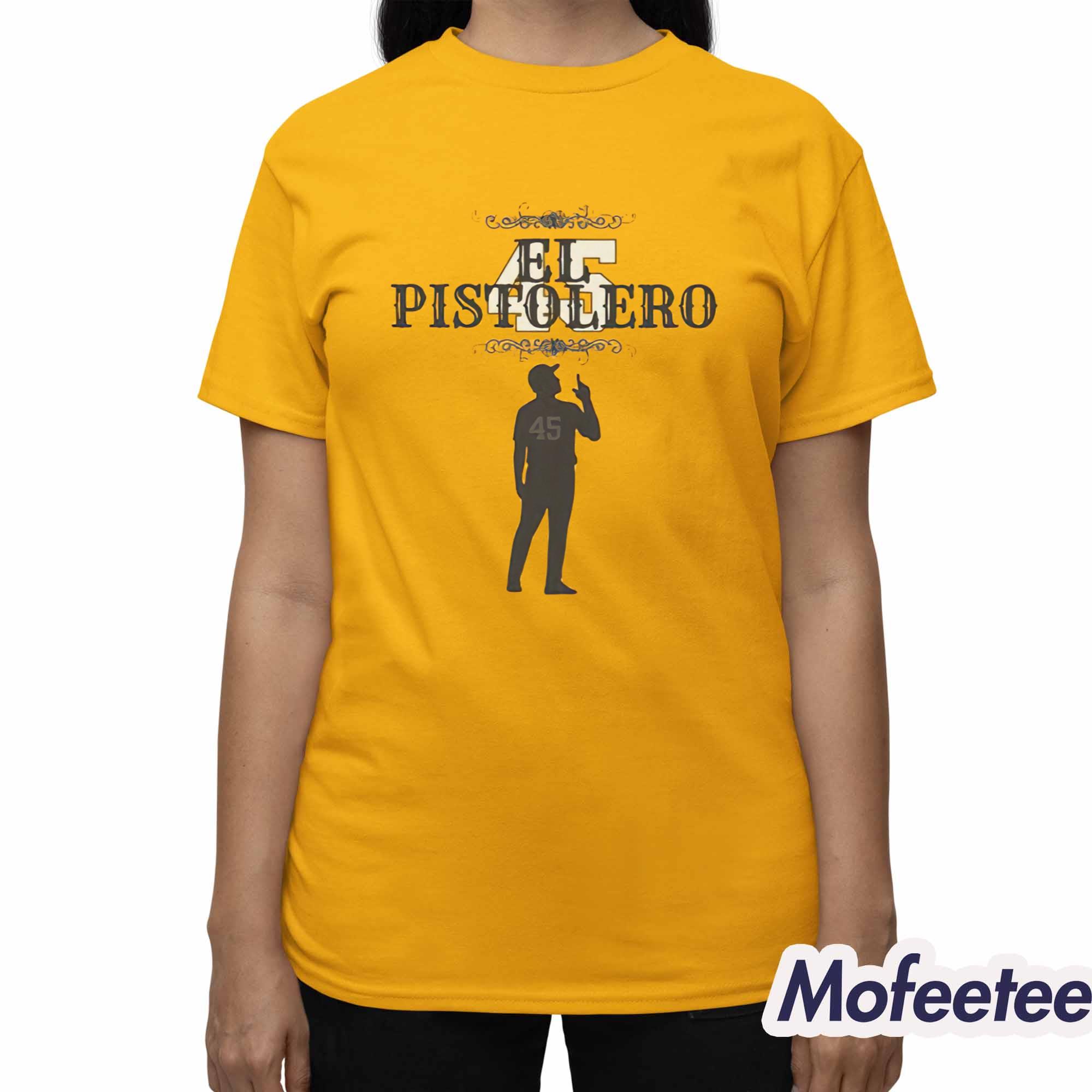 Pirates Quinn Priester El Pistolero 45 Shirt Pirates Quinn Priester El Pistolero 45 Shirt