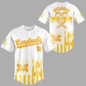 2025 Cardinals x Pediatric Cancer Awareness Jersey 1