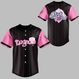 Lansing Lugnuts Pink Out 2025 Jersey