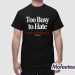 Rain Drops Media Too Busy To Hate Spending My Time Making Moves Outrank Shirt