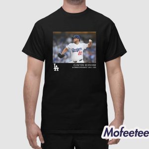 Los Angeles Baseball Clayton Kershaw 3K Career Strikeouts Micro Moments Shirt 1
