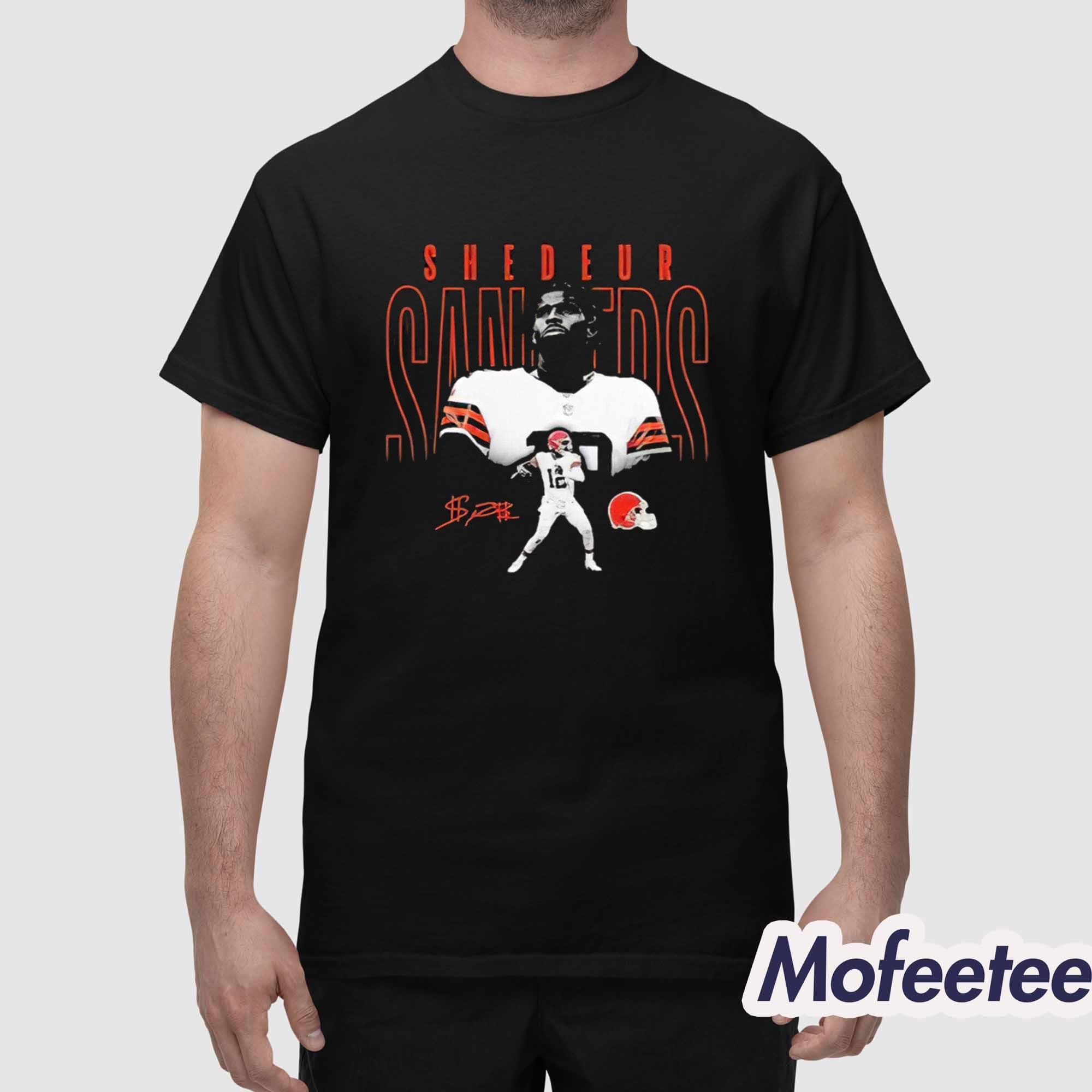 Shedeur Sanders Browns Black Humble Shadow Player Shirt Shedeur Sanders Browns Black Humble Shadow Player Shirt