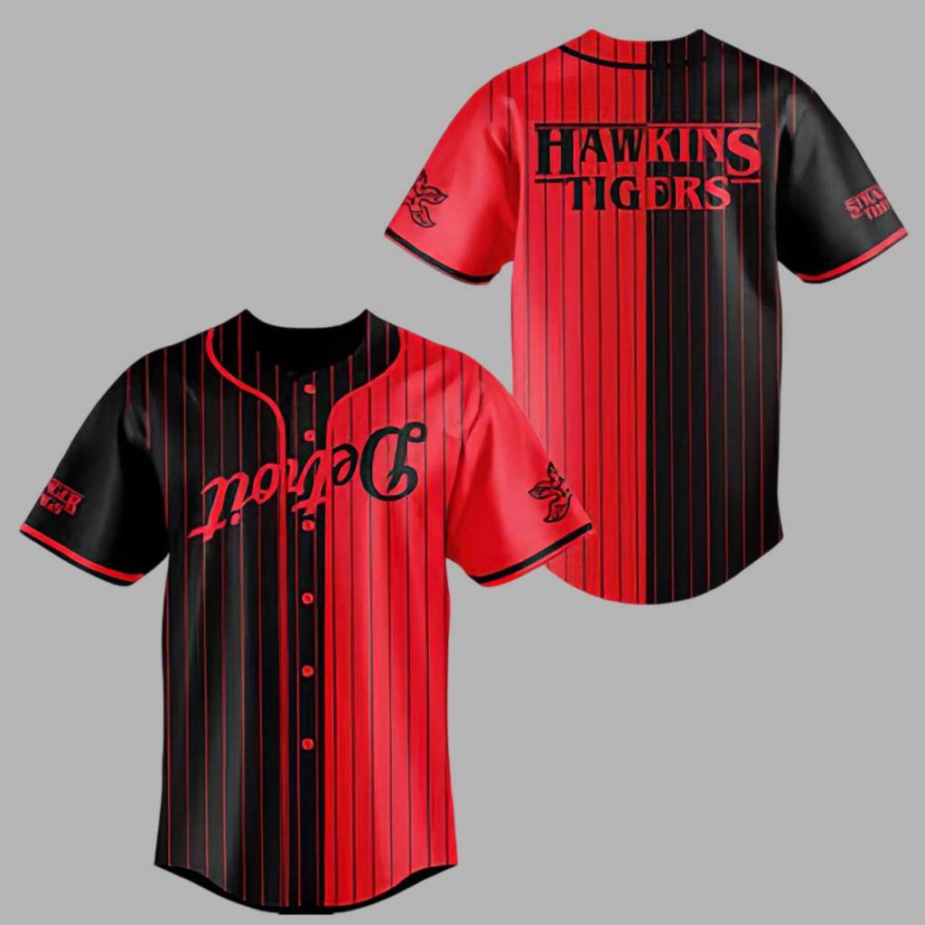 Stranger Things Hawkins Detroit Tigers Jersey 2025 Giveaway