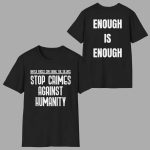 United Voices Can Shake The Silence Stop Crimes Against Humanity Shirt