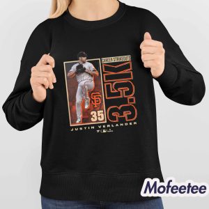 San Francisco Baseball Giants Justin Verlander 3,500 Career Strikeouts Shirt 3 San Francisco Baseball Giants Justin Verlander 3500 Career Strikeouts Shirt 4