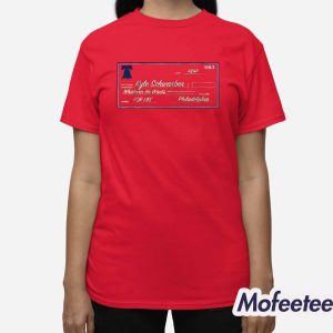 Kyle Schwarber Blank Check Shirt 3