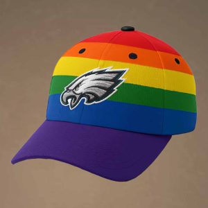 Eagles Nick Sirianni Rainbow Hat 2