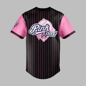 Lansing Lugnuts Pink Out 2025 Jersey 3