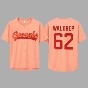 Hurston Waldrep Georgia Peaches Jersey Shirt 2025 1