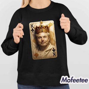 Elon Musk The King Of Mars Card Shirt 4