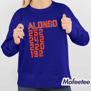 Pete Alonso New York Home Run List Shirt 4
