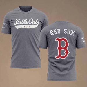Strike Out Cancer Boston Red Sox Shirt 2