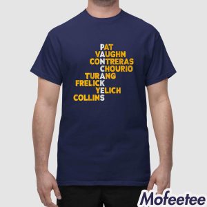 Milwaukee Brewers Pancakes Pat Vaughn Contreras Chourio Turang Frelick Yelich Collins Shirt 1