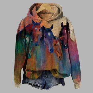 Horse Print Casual Shirt 3