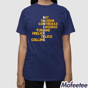 Milwaukee Brewers Pancakes Pat Vaughn Contreras Chourio Turang Frelick Yelich Collins Shirt 3