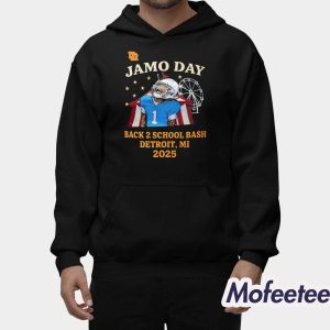Lions Jameson Williams Jamo Day Back 2 School Bash Detroit Mi 2025 Shirt 2