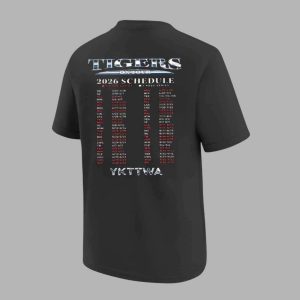 Tigers Won Again 2026 Schedule Shirt 3
