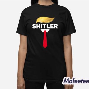 Anti Trump Donald Trump Necktie Shitler Shirt 3