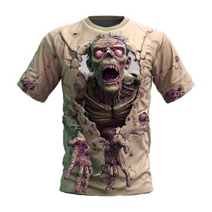 Halloween Optical Illusion Zombies Shirt 2