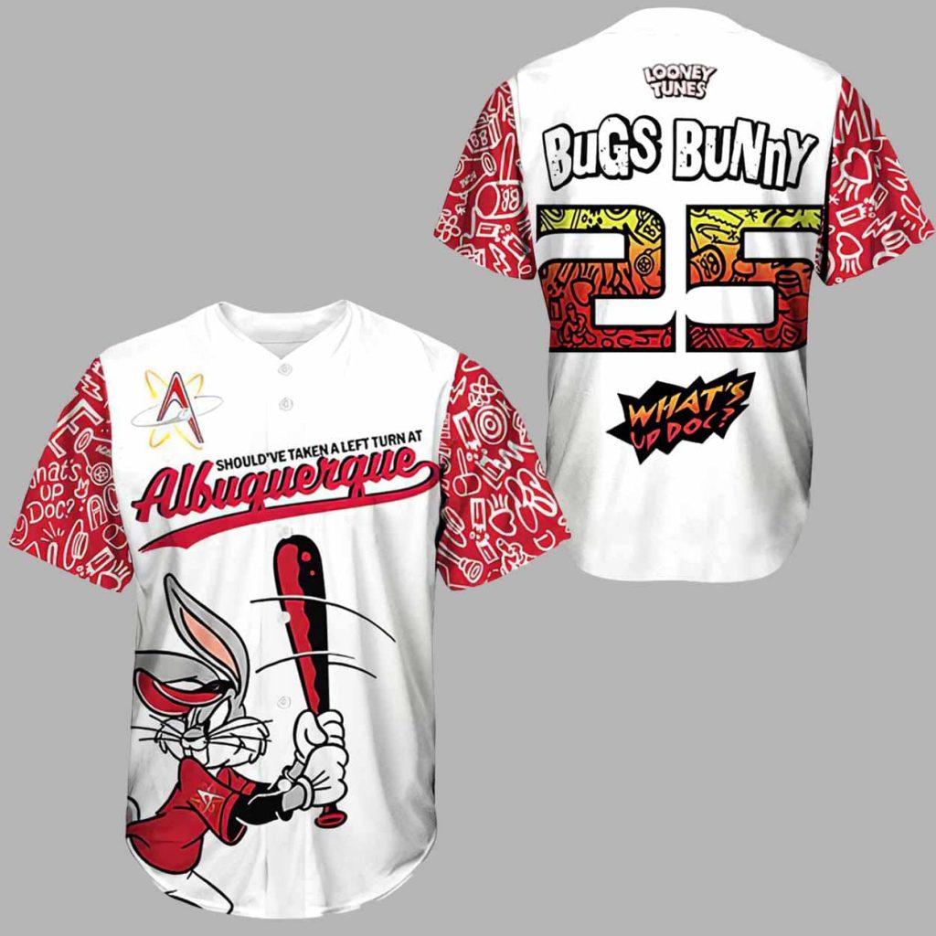 2025 Albuquerque Isotopes Bugs Bunny Jersey Giveaway 1