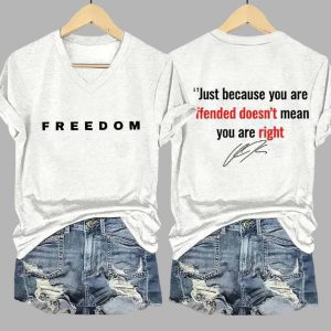 Freedom Just Because You Are Offended Doesnt Mean You Are Right Charlie Shirt 1