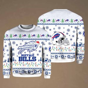 Bills Rivalries Cold Front 2025 Ugly Christmas Sweater 2