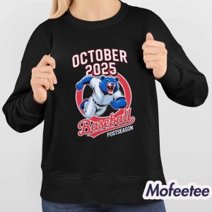 Chicago Cubs October Baseball 2025 Shirt 4