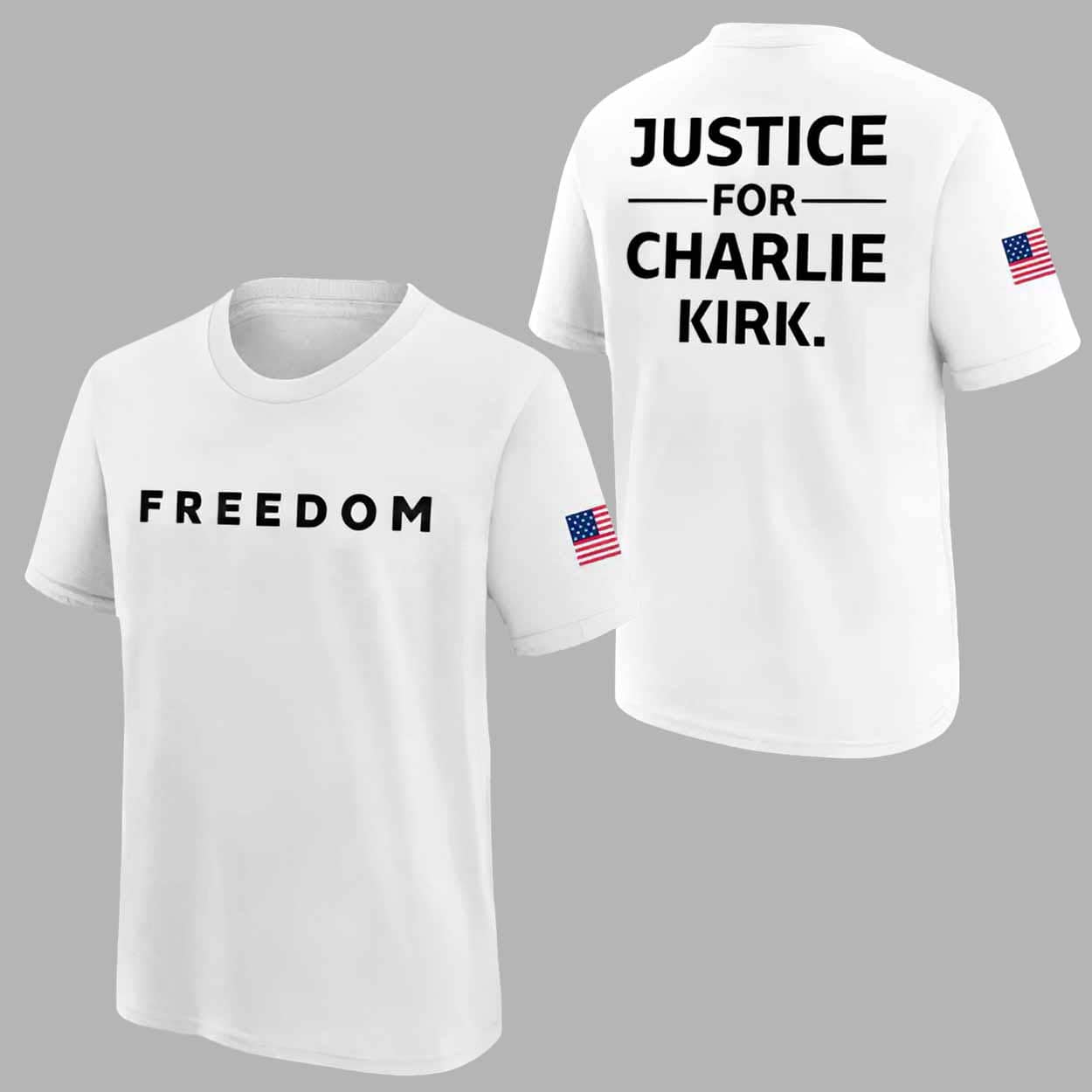 Freedom Justice for Charlie Kirk Shirt Hoodie Freedom Justice for Charlie Kirk Shirt Hoodie