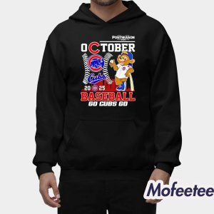 Chicago Cubs 2025 Postseason October Baseball Go Cubs Go Shirt 2