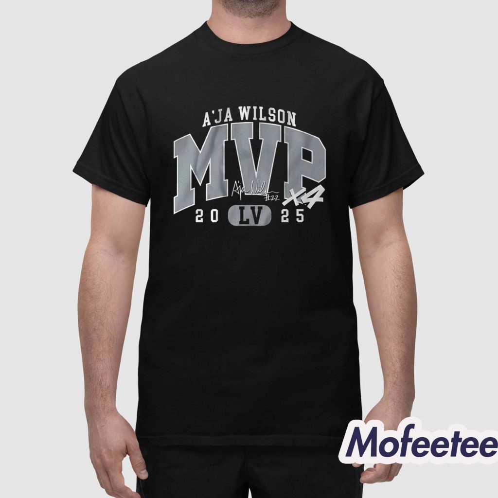 Aja Wilson 2025 MVP Shirt 1