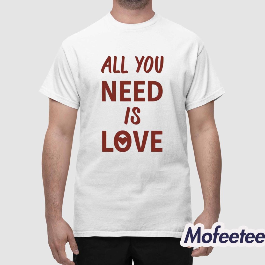 Amanda Knox All You Need is Love Shirt 1 Amanda Knox All You Need is Love Shirt 1