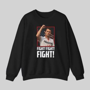 Charlie Kirk Freedom Fight Fight Fight Shirt 3