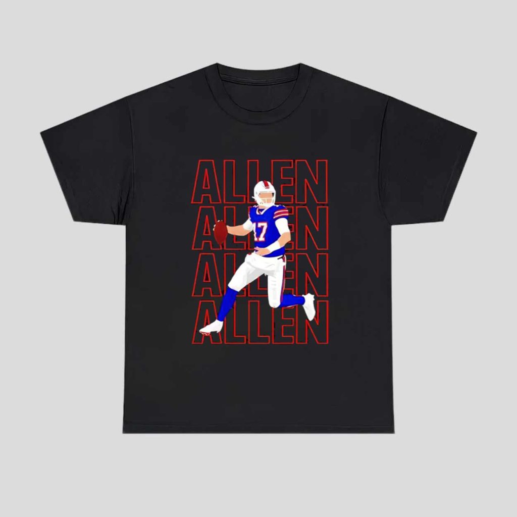 Bills Josh Allen 17 Allen Allen Allen Allen Shirt 1