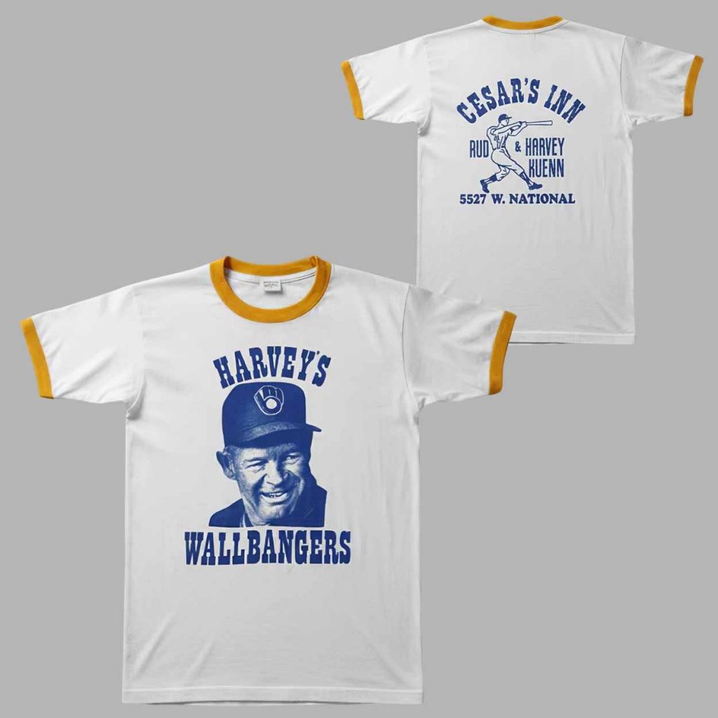 Brewers Harvey Kuenn Harveys Wallbangers Shirt 1