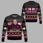 Captain Picard ST Ugly Christmas Sweater