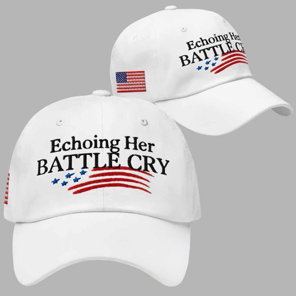Charlie Kirk Echoing Her Battle Cry Hat