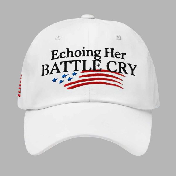 Charlie Kirk Echoing Her Battle Cry Hat