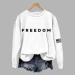 Charlie Kirk Freedom Casual Printed Sweatshirt