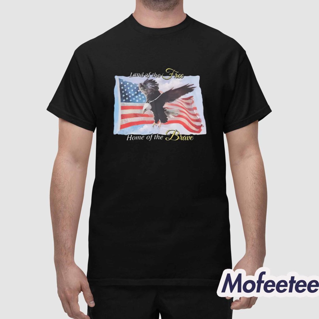 Charlie Kirk Land Of The Free Home Of The Brave Shirt 1 Charlie Kirk Land Of The Free Home Of The Brave Shirt 1